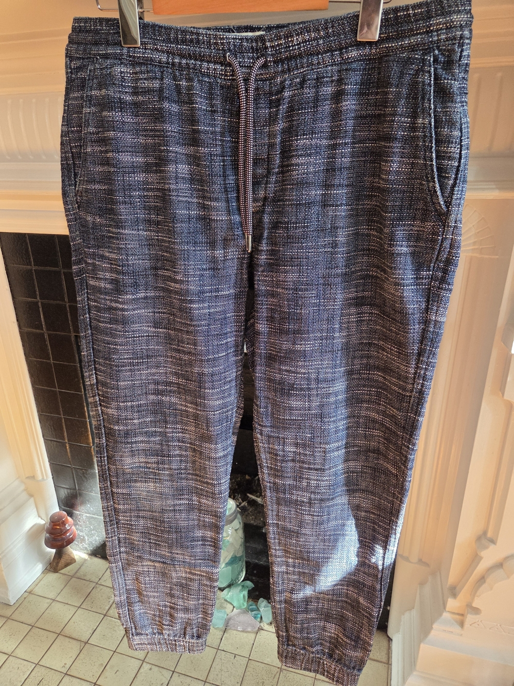 Taylor Stitch Après Pants - Medium Men's DK Indigo Blue Organic Cotton